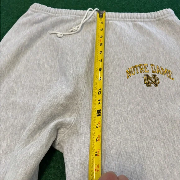 Vintage 80s 90s Notre Dame Fighting Irish Sweatpants, Champion Reverse Weave XL
